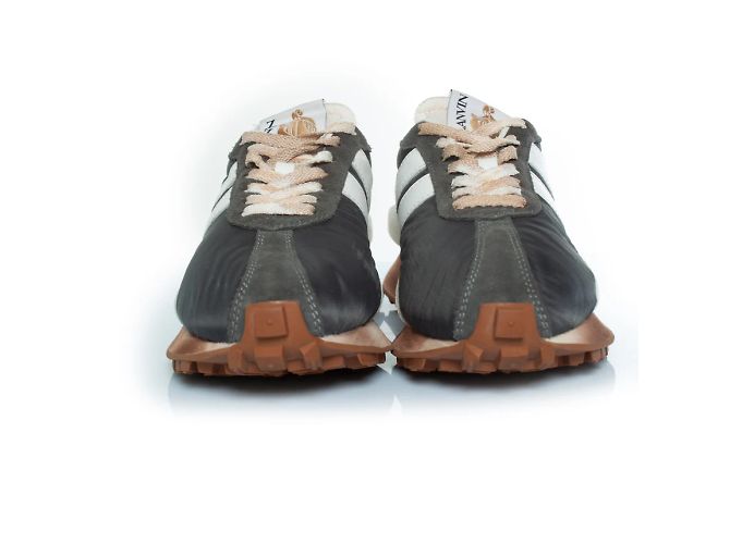 Sneaker Bumpr grigio di Lanvin, Parigi - vista 4
