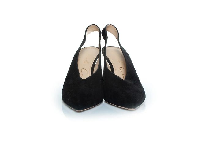 Lola Cruz, décolleté in suede nero - vista 3