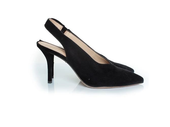 Lola Cruz, décolleté in suede nero - vista 4