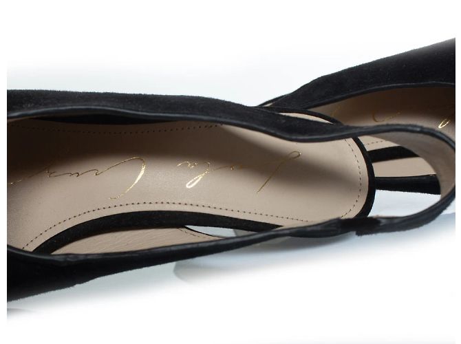 Lola Cruz, décolleté in suede nero - vista 8