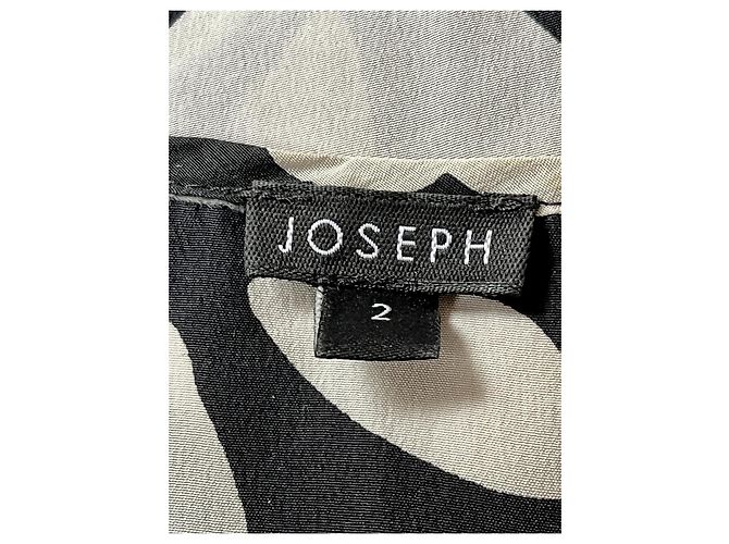 Joseph Abito in seta vintage bianco e nero - vista 5