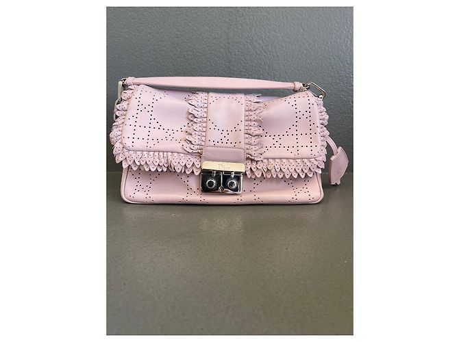 Borsa Dior in pelle rosa - vista 18