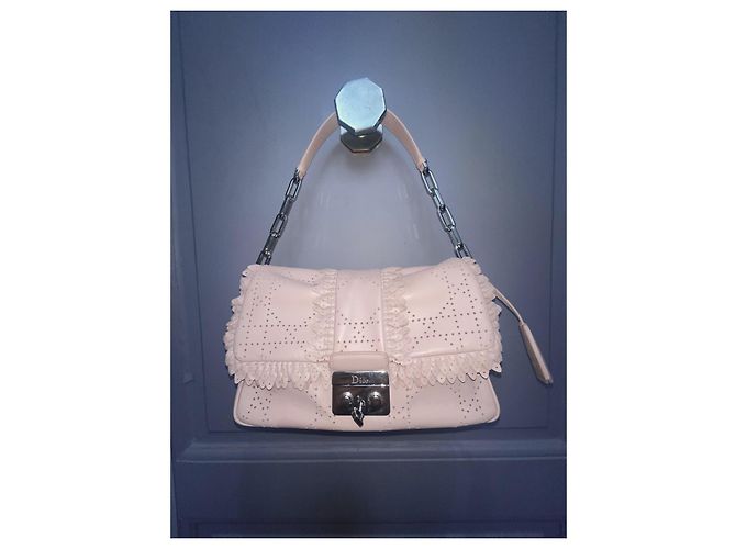 Borsa Dior in pelle rosa - vista 2