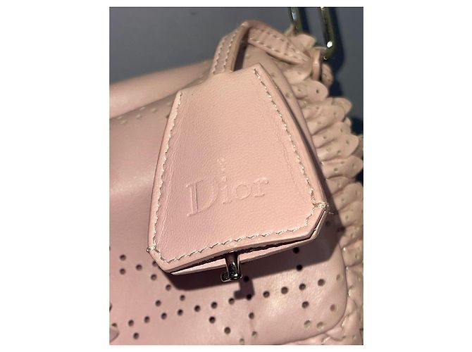 Borsa Dior in pelle rosa - vista 3