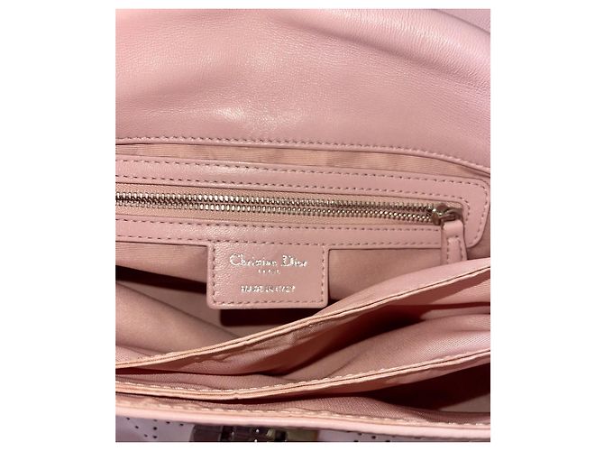 Borsa Dior in pelle rosa - vista 9