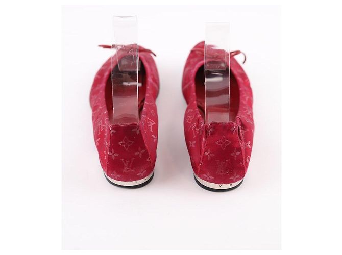 Louis Vuitton Ballerine bordeaux Bordò - vista 4