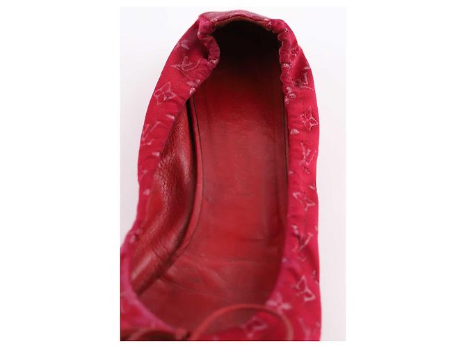Louis Vuitton Ballerine bordeaux Bordò - vista 5