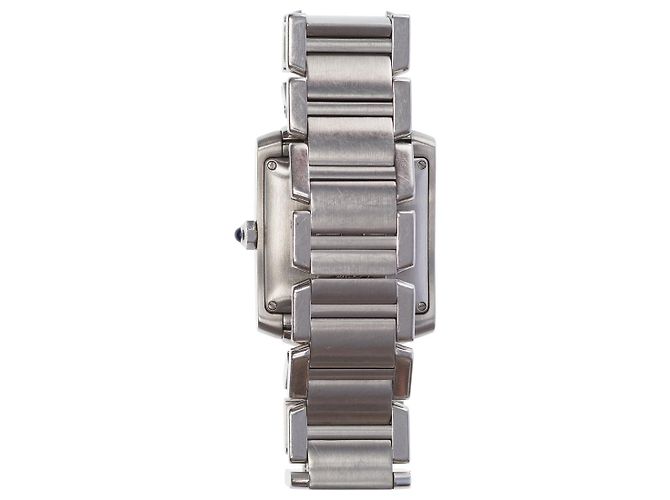 Accessorio CARTIER Tank Francaise in Acciaio Argento - 101991 - vista 4