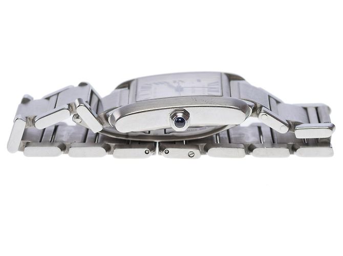 Accessorio CARTIER Tank Francaise in Acciaio Argento - 101991 - vista 5