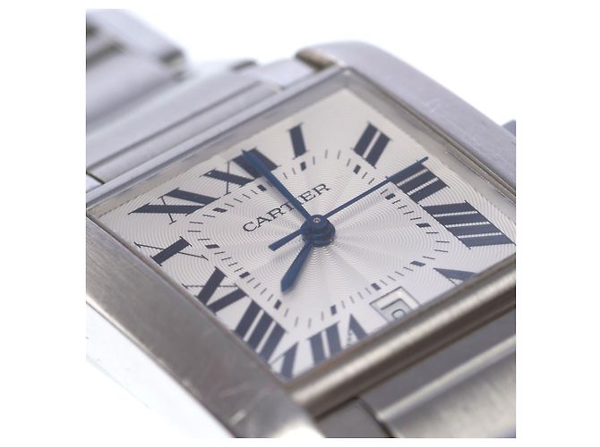 Accessorio CARTIER Tank Francaise in Acciaio Argento - 101991 - vista 7