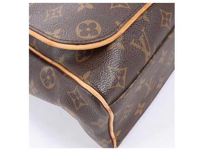Borsa a tracolla Abbesses in tela Monogram Louis Vuitton M45257 Marrone - vista 11