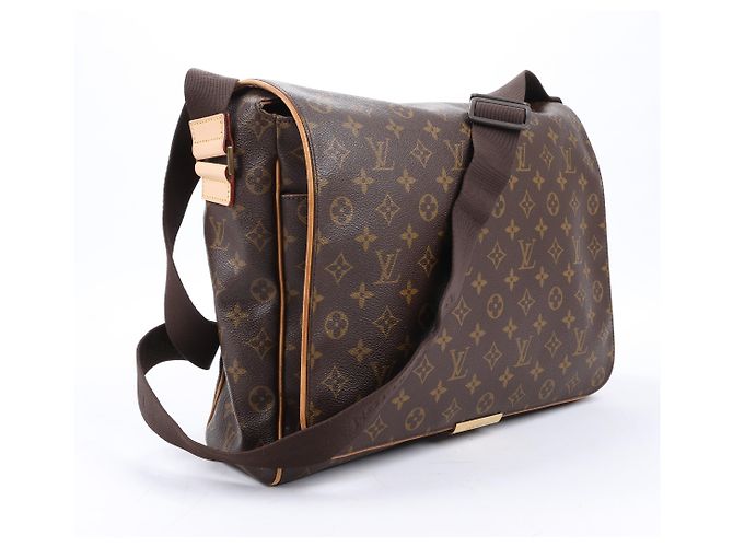 Borsa a tracolla Abbesses in tela Monogram Louis Vuitton M45257 Marrone - vista 2