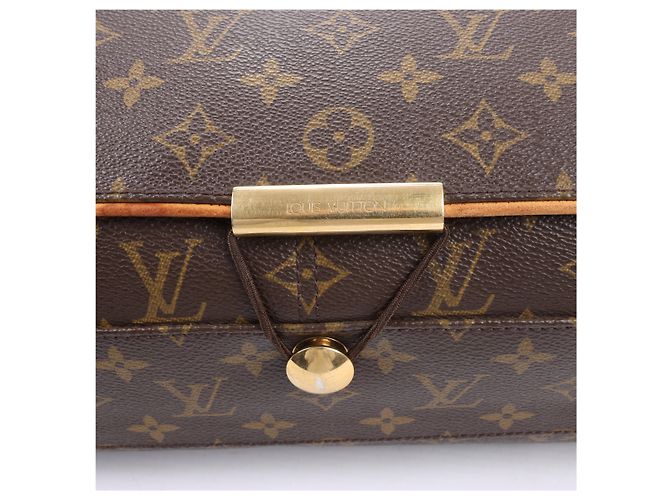 Borsa a tracolla Abbesses in tela Monogram Louis Vuitton M45257 Marrone - vista 8