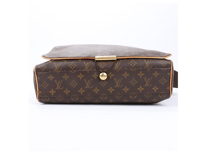 Borsa a tracolla Abbesses in tela Monogram Louis Vuitton M45257 Marrone - vista 9
