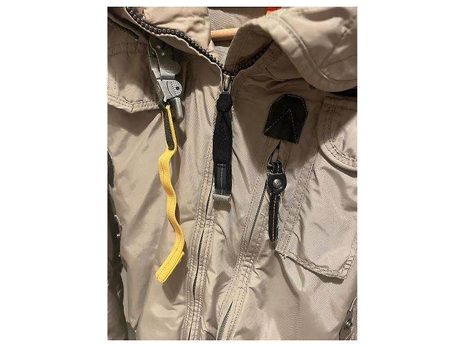 Chaqueta de plumas Parajumpers Beige de Piel de Conejo Talla 36 - vista 6