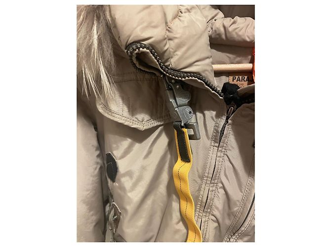 Chaqueta de plumas Parajumpers Beige de Piel de Conejo Talla 36 - vista 7