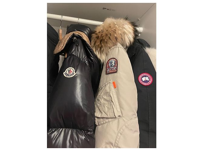 Chaqueta de plumas Parajumpers Beige de Piel de Conejo Talla 36 - vista 8