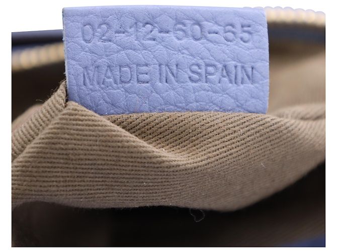 Borsa a tracolla Marcie Medium Chloé in pelle blu grana - vista 7