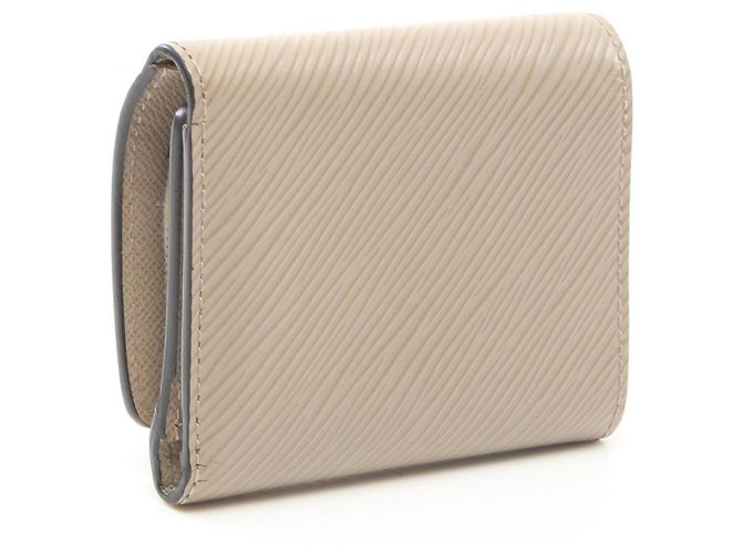 Twist Billetera bi-fold de cuero Epi Louis Vuitton Beige - vista 3