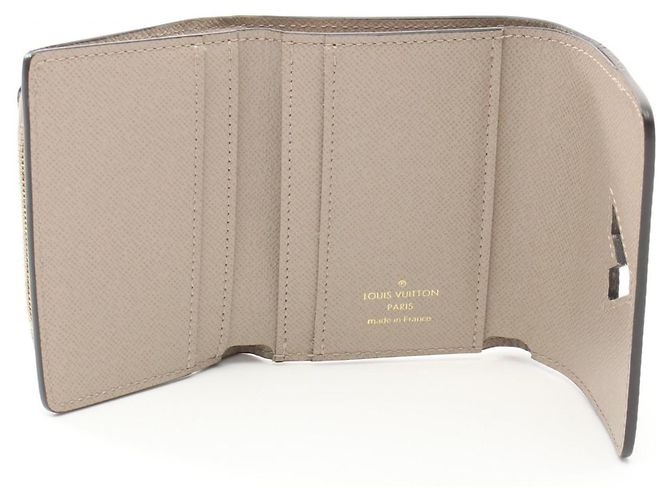 Twist Billetera bi-fold de cuero Epi Louis Vuitton Beige - vista 4