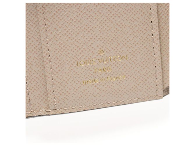 Twist Billetera bi-fold de cuero Epi Louis Vuitton Beige - vista 5