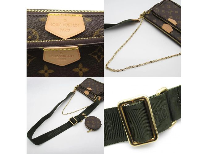 Borsa Multi Pochette Accessorio Louis Vuitton Marrone Monogramma - vista 10