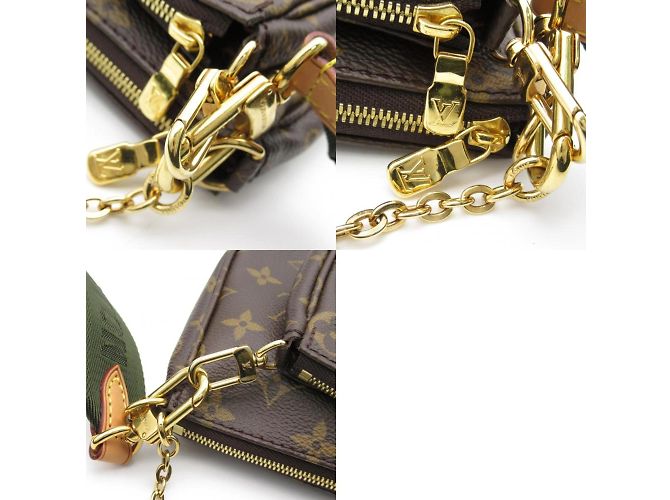 Borsa Multi Pochette Accessorio Louis Vuitton Marrone Monogramma - vista 11