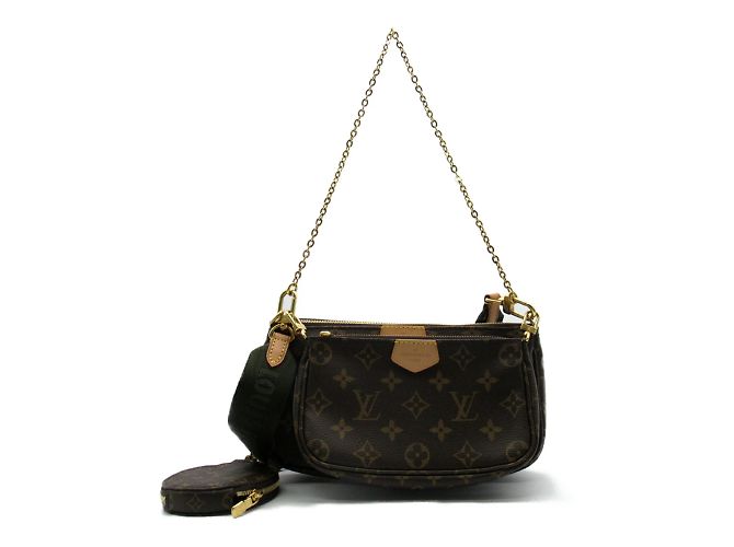 Borsa Multi Pochette Accessorio Louis Vuitton Marrone Monogramma - vista 2