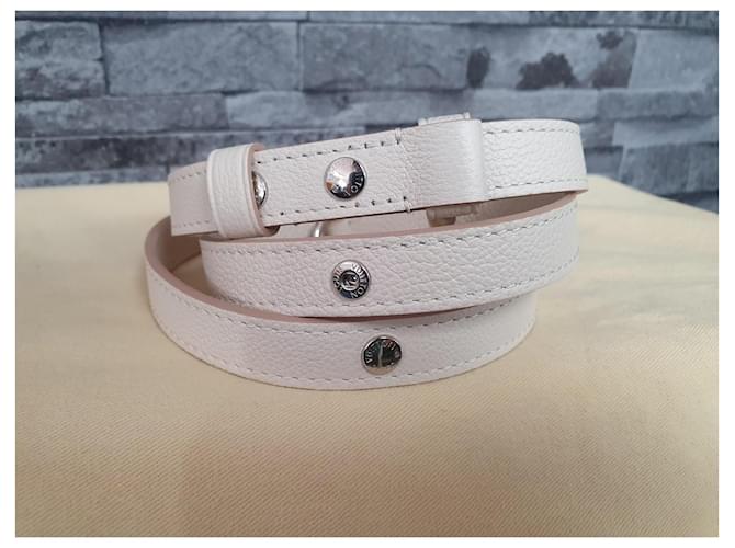 Louis Vuitton Cinghia per spalla crema - vista 4