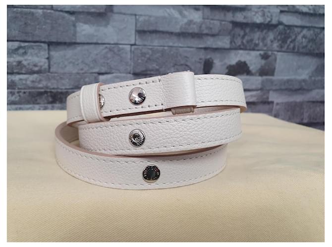 Louis Vuitton Cinghia per spalla crema - vista 5