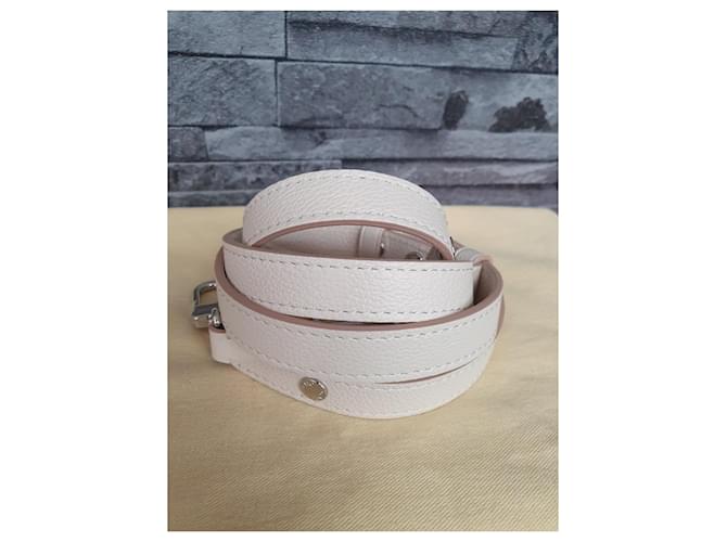 Louis Vuitton Cinghia per spalla crema - vista 6