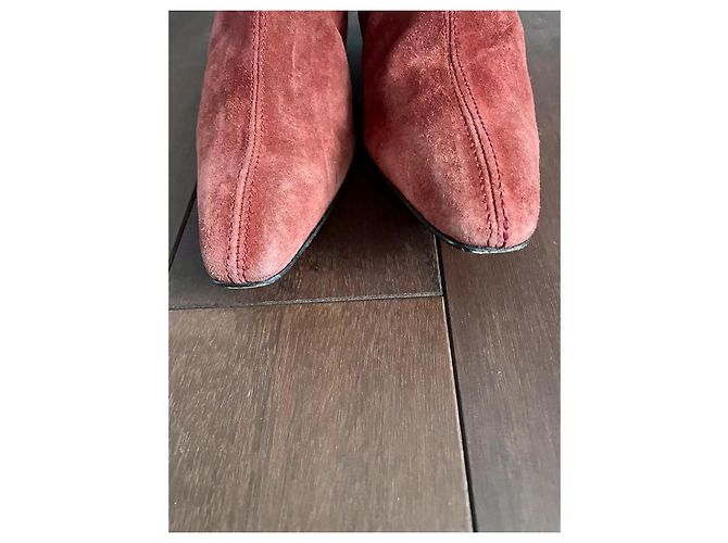 Botas Philippe Model de piel de ciervo rojo naranja Roja - vista 6