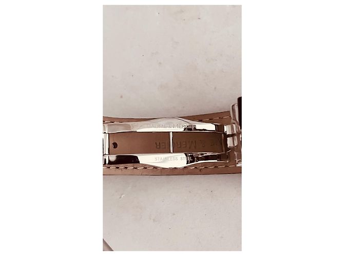 Relógio Baume & Mercier Hampton GM Automático Aço Branco - vista 6