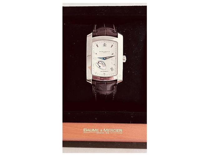Relógio Baume & Mercier Hampton GM Automático Aço Branco - vista 8