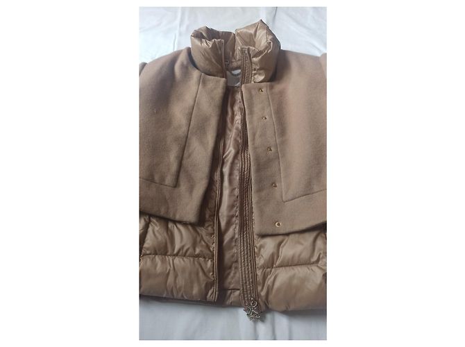 Chaqueta de plumas Elisabetta Franchi camel Camello - vista 11