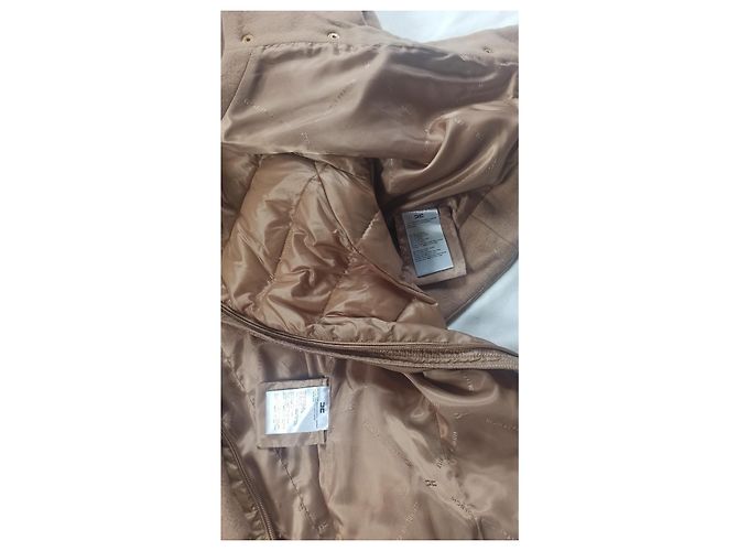 Chaqueta de plumas Elisabetta Franchi camel Camello - vista 3