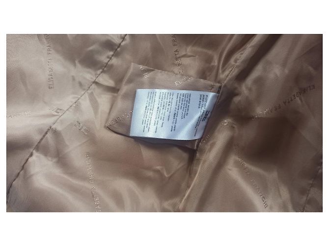 Chaqueta de plumas Elisabetta Franchi camel Camello - vista 4