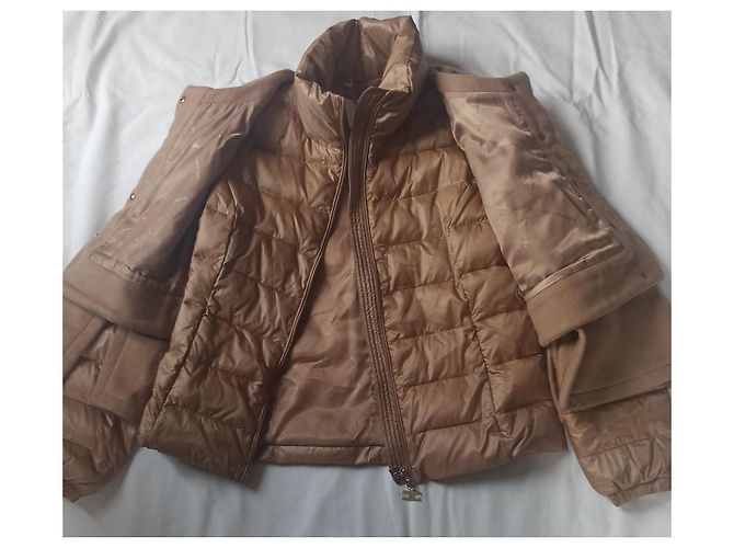 Chaqueta de plumas Elisabetta Franchi camel Camello - vista 5