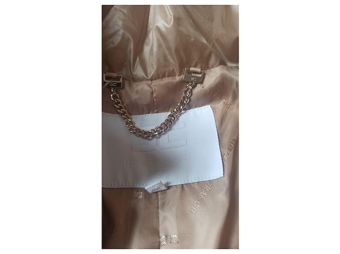 Chaqueta de plumas Elisabetta Franchi camel Camello - vista 8