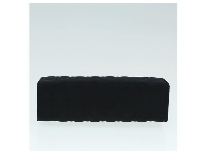 Pochette Canage in Nylon Nero e Oro Autentica Christian Dior ep5643 D'oro - vista 7
