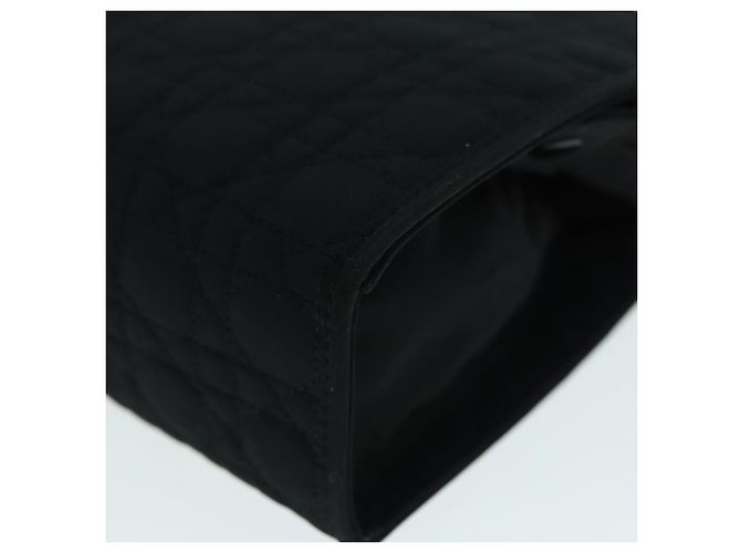 Pochette Canage in Nylon Nero e Oro Autentica Christian Dior ep5643 D'oro - vista 9