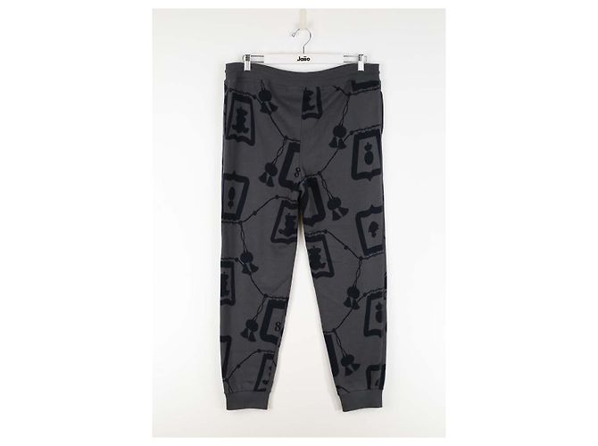 Hermès Pantalones deportivos de algodón Gris - vista 3