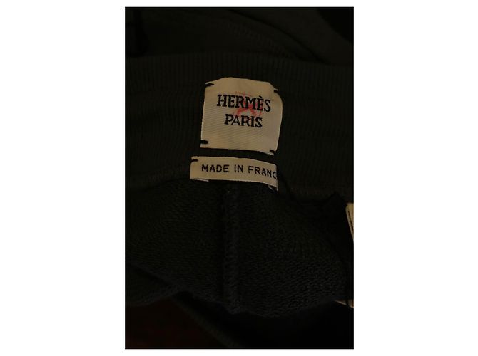 Hermès Pantalones deportivos de algodón Gris - vista 5