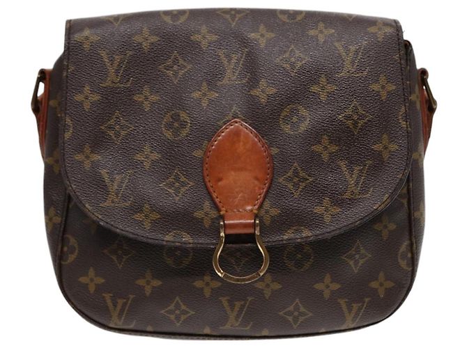 Saint-Cloud LOUIS VUITTON Monogram Saint Cloud GM Borsa a Spalla M51242 LV Auth yk14635 Monogramma - vista 13