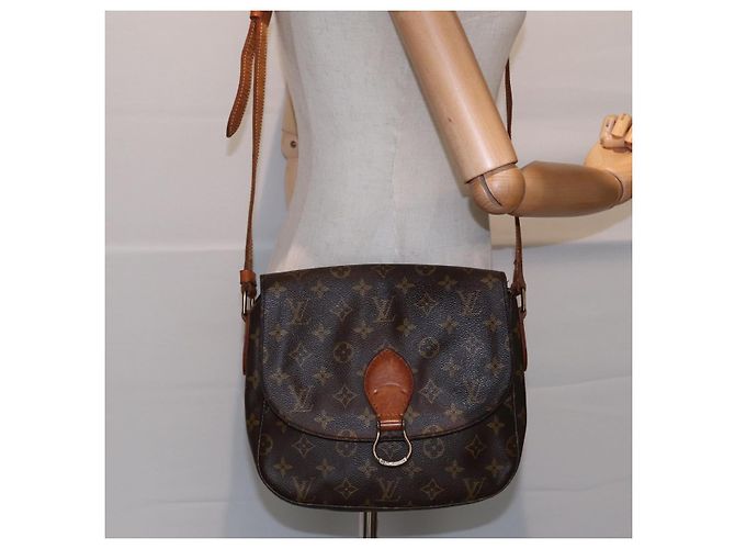 Saint-Cloud LOUIS VUITTON Monogram Saint Cloud GM Borsa a Spalla M51242 LV Auth yk14635 Monogramma - vista 24