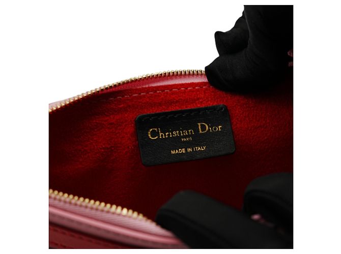 Borsa a spalla portafoglio rosa Dior Multicolore - vista 5