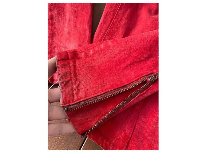Chaqueta Levi's de algodón roja Talla S - vista 10