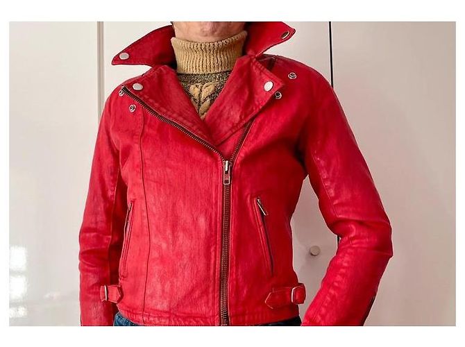 Chaqueta Levi's de algodón roja Talla S - vista 5