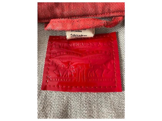 Chaqueta Levi's de algodón roja Talla S - vista 7