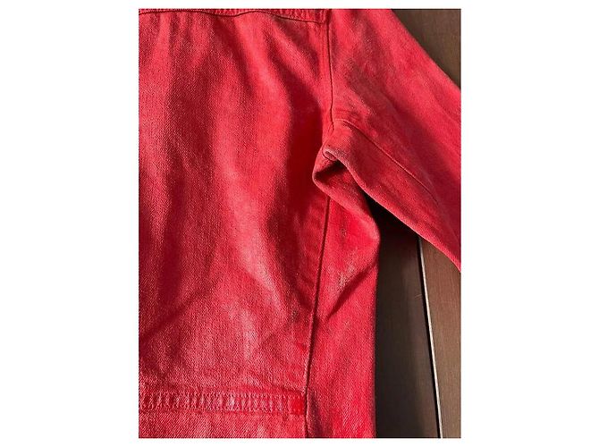 Chaqueta Levi's de algodón roja Talla S - vista 9